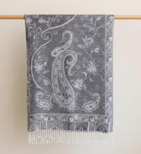 Reversible Soft Pashmina Shawl & Scarf for Women, Jacquard Brocade, Shawl, Sarong or Head Wraps