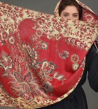 Reversible Soft Pashmina Shawl & Scarf for Women, Jacquard Brocade, Shawl, Sarong or Head Wraps