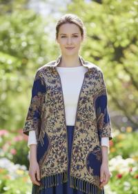 Reversible Soft Pashmina Shawl & Scarf for Women, Jacquard Brocade, Shawl, Sarong or Head Wraps