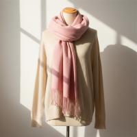 Pink Pashmina, Blanket Shawl - Lightweight Wide Scarf and Wrap
