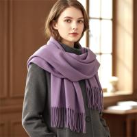 Lavender Pashmina, Blanket Shawl - Lightweight Wide Scarf and Wrap