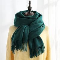 Emerald Green Pashmina, Blanket Shawl - Lightweight Wide Scarf and Wrap