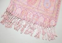 Soft Pashmina Shawl & Scarf for Women, Jacquard Brocade, Lightweight Blanket Shawl