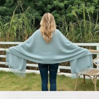 Lightweight Turquoise Pashmina, Blanket Shawl - Wide Scarf and Wrap
