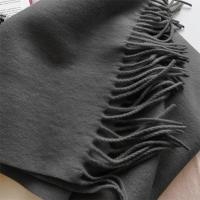 Grey Blanket Shawl - Thick Wide Scarf - Pashmina Super Soft Wrap