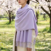 Lilac Shawl - Thick Wide Scarf - Pashmina Super Soft Wrap