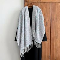 Thick Pashmina Shawl & Scarf for Women, Jacquard Brocade, Blanket Shawl, Wrap