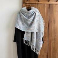 Thick Pashmina Shawl & Scarf for Women, Jacquard Brocade, Blanket Shawl, Wrap