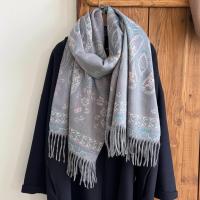 Thick Pashmina Shawl & Scarf for Women, Jacquard Brocade, Blanket Shawl, Wrap