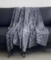 Soft Pashmina Shawl & Scarf for Women, Jacquard Brocade, Blanket Scarf, Head Wraps
