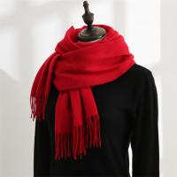 Red Pashmina, Blanket Shawl - Lightweight Wide Scarf and Wrap
