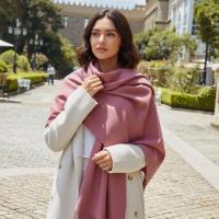 Blanket Scarf and Shawl - Rose - Super Soft Pashmina Wide Scarf