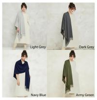 26 Colors - Cashmere Wool Blend - Blanket Scarf and Shawl - Multiple Colors Extra Soft Wrap