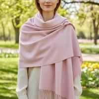 Pink Shawl - Thick Wide Scarf - Pashmina Super Soft Wrap