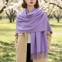 Lavender Shawl - Thick Wide Scarf - Pashmina Super Soft Wrap