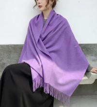 Lavender Shawl - Thick Wide Scarf - Pashmina Super Soft Wrap