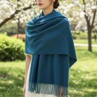 Teal Shawl - Thick Wide Scarf - Pashmina Super Soft Wrap