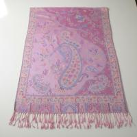 Soft Pashmina Shawl & Scarf for Women, Jacquard Brocade, Lightweight Blanket Shawl