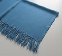 Teal Blanket Shawl - Thick Cashmere Wool Blend - Super Soft Wrap