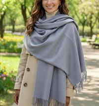Thick Wide Scarf - Pashmina Super Soft Wrap