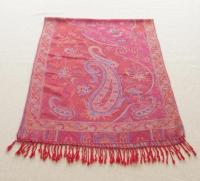 Reversible Soft Pashmina Shawl & Scarf for Women, Jacquard Brocade, Shawl, Sarong or Head Wraps