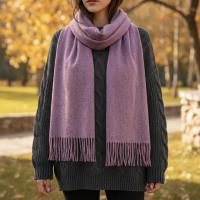 Purple Blanket Scarf and Shawl - Super Soft Pashmina Wide Scarf