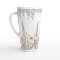 Latte 17oz Ceramic Mug - Coffee or Tea Cup, Extra Tall