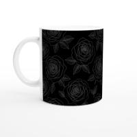 Dark Floral 15oz Ceramic Mug