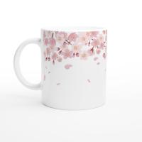 Floral Cups Set - Cherry Blossom, Large and Small Mug Set