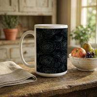 Floral Cups -  Large and Small Ceramic Mugs