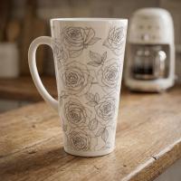 Latte 17oz Ceramic Mug - Coffee or Tea Cup, Extra Tall