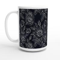 Roses - Floral Cups -  Large and Small Ceramic Mugs