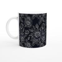 Roses - Floral Cups -  Large and Small Ceramic Mugs