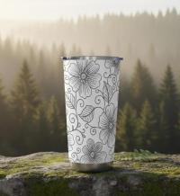 Travel Mug, Stainless Steel, 20 oz Insulated Cup