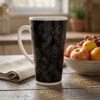 Latte 17oz Ceramic Mug - Coffee or Tea Cup, Extra Tall