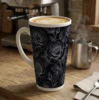 Latte 17oz Ceramic Mug - Coffee or Tea Cup, Extra Tall