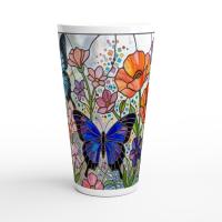 Latte 17oz Ceramic Mug - Coffee or Tea Cup, Extra Tall