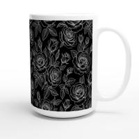 Roses - Floral Cups -  Large and Small Ceramic Mugs