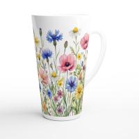 Latte 17oz Ceramic Mug - Coffee or Tea Cup, Extra Tall