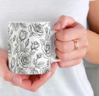 Roses - Floral Cups -  Large and Small Ceramic Mugs