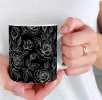 Roses - Floral Cups -  Large and Small Ceramic Mugs