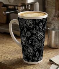 Latte 17oz Ceramic Mug - Coffee or Tea Cup, Extra Tall
