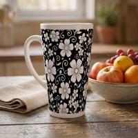 Latte 17oz Ceramic Mug - Coffee or Tea Cup, Extra Tall