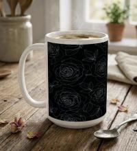 Floral Cups -  Large and Small Ceramic Mugs