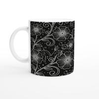 Floral Cups -  Large and Small Ceramic Mugs
