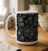 Roses - Floral Cups -  Large and Small Ceramic Mugs