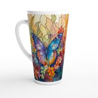 Latte 17oz Ceramic Mug - Coffee or Tea Cup, Extra Tall