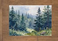 Forest Greeting Cards, Botanical Art, Blank Gift Cards