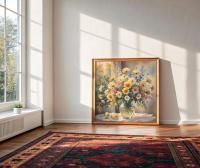 Floral Print - Framed or Unframed - Original Art - Print on Paper