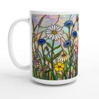 Floral Cups -  Large and Small Ceramic Mugs